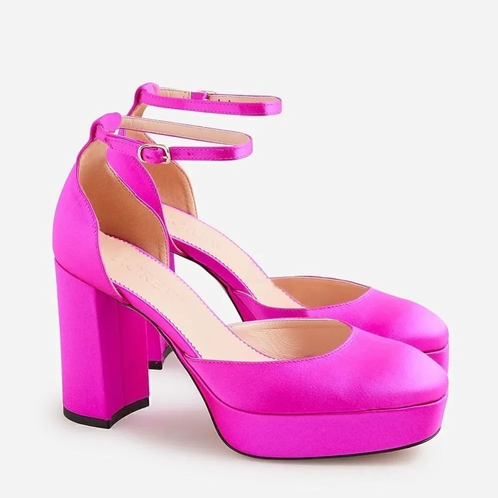 J Crew Collection Maisie Made in Italy Platform Heels NIB
